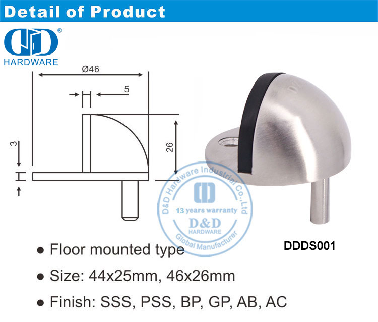 Hemisphere Door Stopper 半球门吸