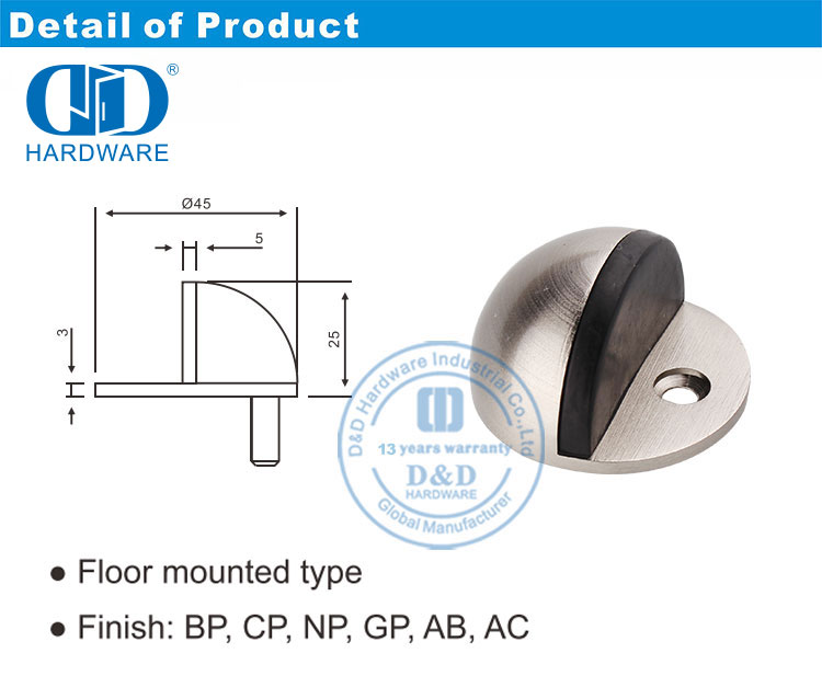 Split Type Door Stopper 分体式门吸