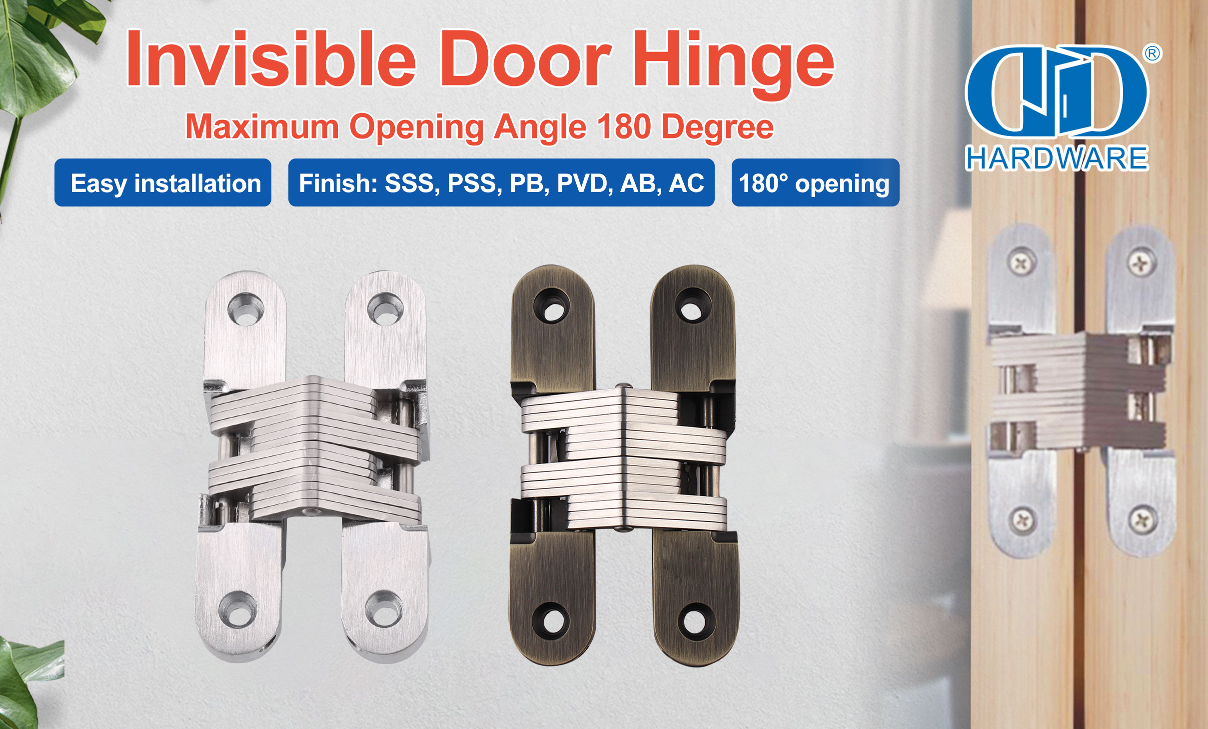 hidden door hinge 隐藏式门铰链