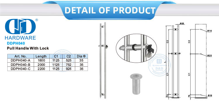 Shower Door Handle 淋浴门把手