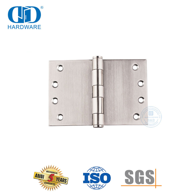 不锈钢耐用投影宽距大门铰链-DDSS049-100x150x3.4mm