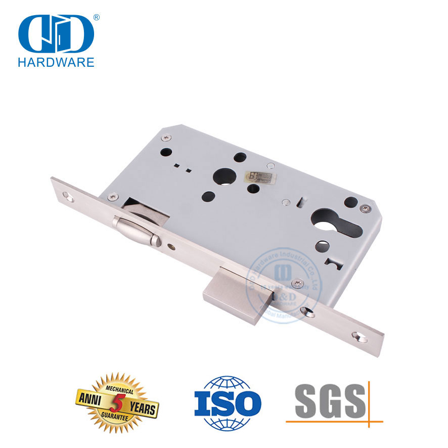SUS 304 欧式金属门插芯滚柱锁死锁-DDML010-6072-SSS
