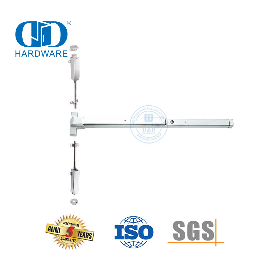 不锈钢门配件立式半长紧急出口五金件-DDPD030-SSS