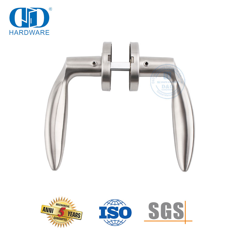 Classis 弧形设计不锈钢实心圆形杆门把手-DDSH026-SSS