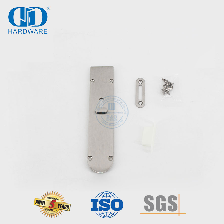 室内门五金配件安全实心黄铜滑动门螺栓-DDDB028-SNP