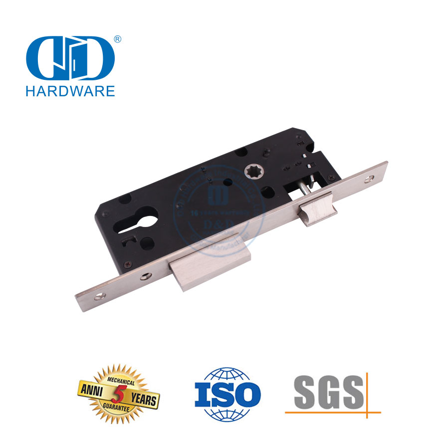 适用于金属门主门不锈钢插芯门锁-DDML016-4585