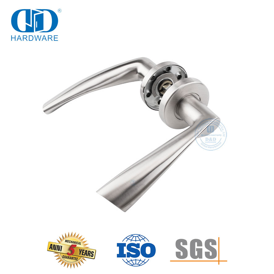 SUS 304 流线型金属门实心杆门把手-DDSH002-SSS