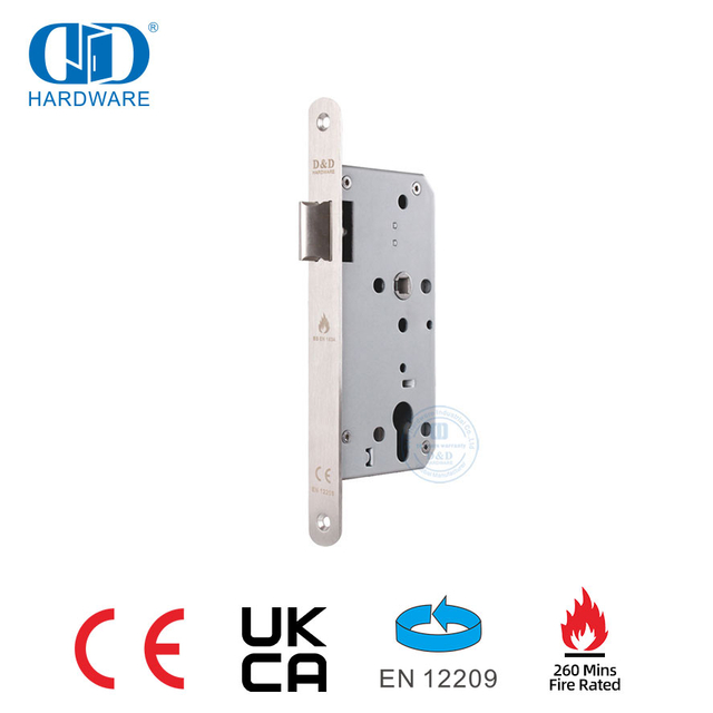 CE认证不锈钢防火斜舌门锁-DDML011-5572-SSS