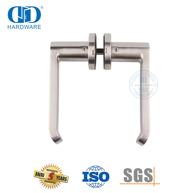 易于安装钢门五金件不锈钢实心执手-DDSH028-SSS