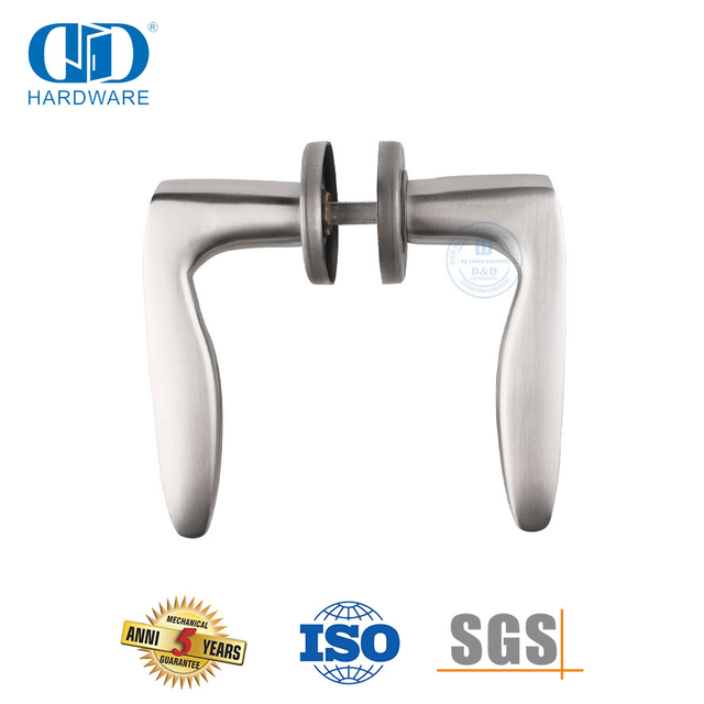 适用于医疗保健应用的现代不锈钢耐用实心杠杆手柄-DDSH008-SSS