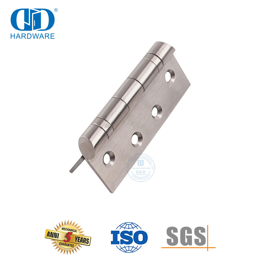 适用于医疗保健项目的不锈钢耐用医院尖门铰链-DDSS044-B-4x3x3.0mm