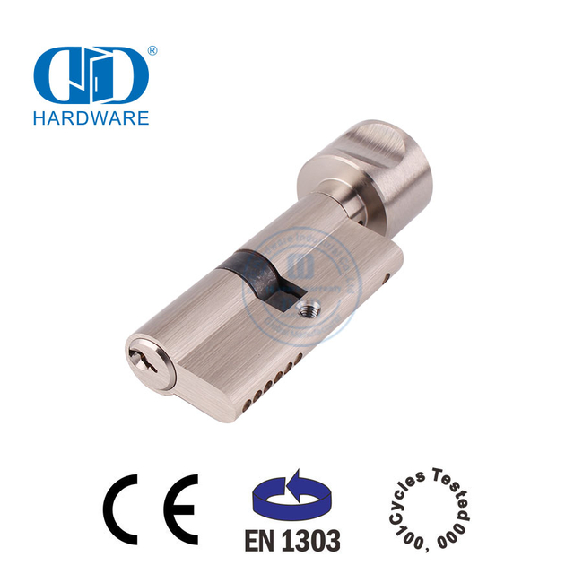 EN 1303 实心黄铜钥匙和转锁芯-DDLC001-70mm-SN