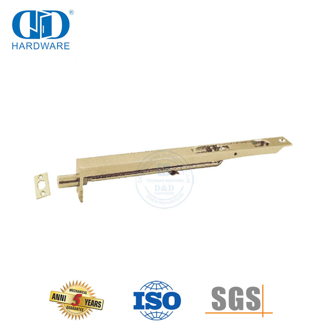 高品质木门用黄铜门配件平头螺栓-DDDB003-SB