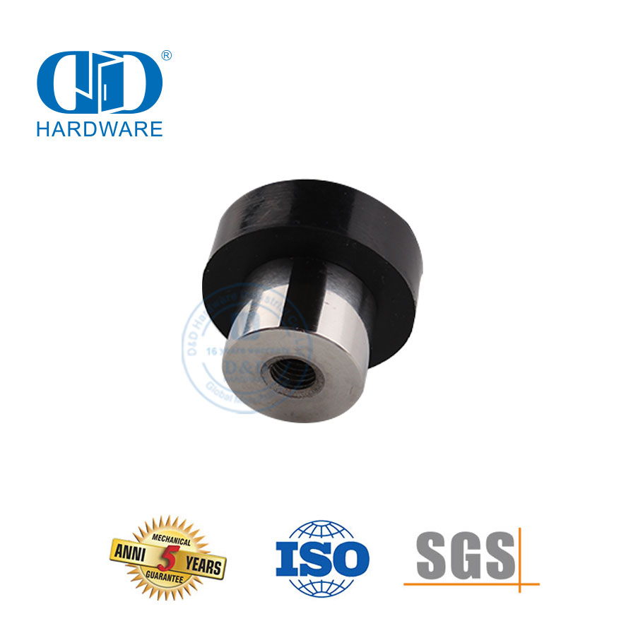 抛光不锈钢高品质磁性橡胶地板门吸-DDDS007-PSS