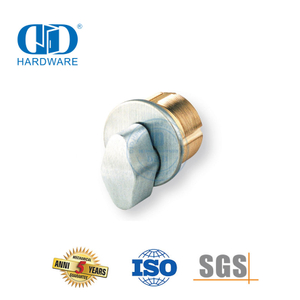 实心黄铜美式标准插芯锁T型转锁芯-DDLC019-29mm-SN