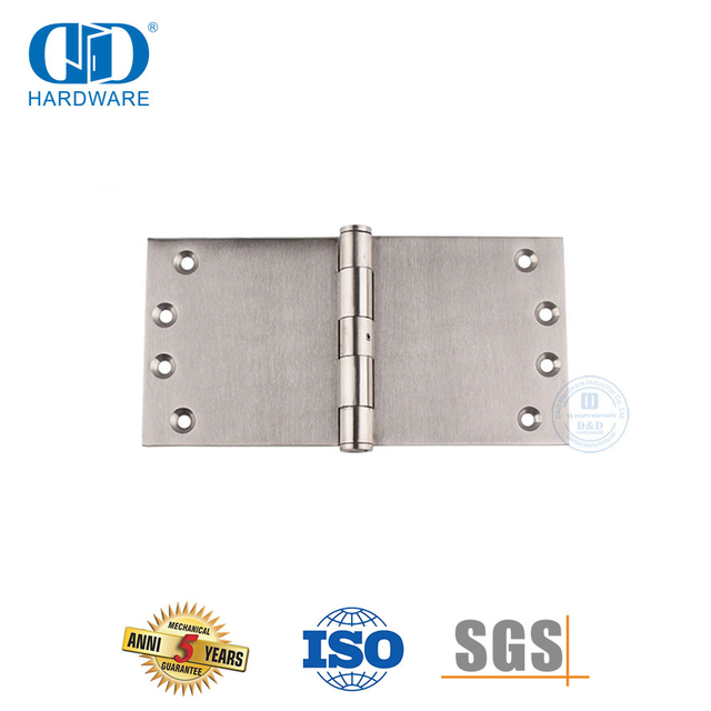 不锈钢外门五金大宽型门铰链-DDSS049-100x200x3.4mm