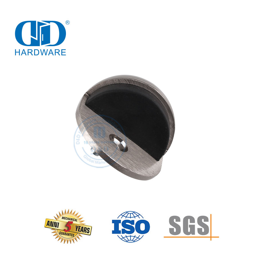 落地式商用门半月锌合金门吸-DDDS003-SN