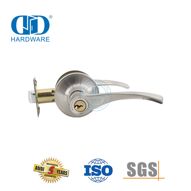 优质五金制品不锈钢花环圆柱形球管可锁旋钮锁具适用于储藏室浴室-DDLK013