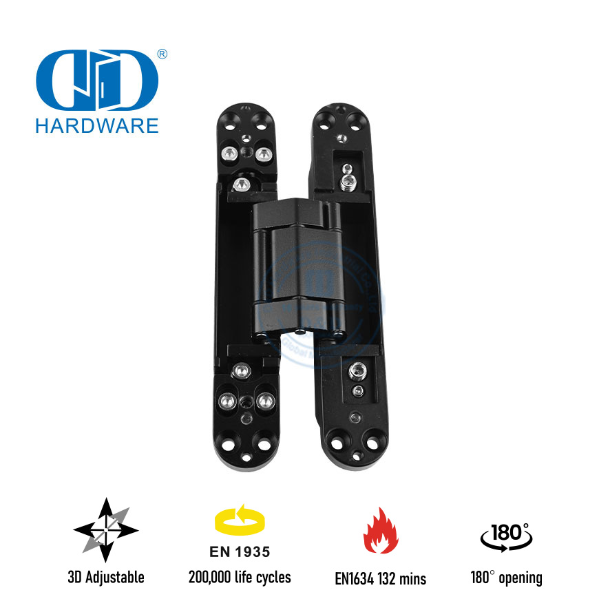 防火公寓隐藏门铰链，符合 EN1935-DDCH008-G80
