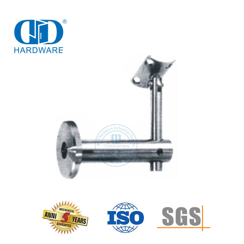 楼梯扶手配件不锈钢玻璃夹支架玻璃门五金扶手支架-DDHB004