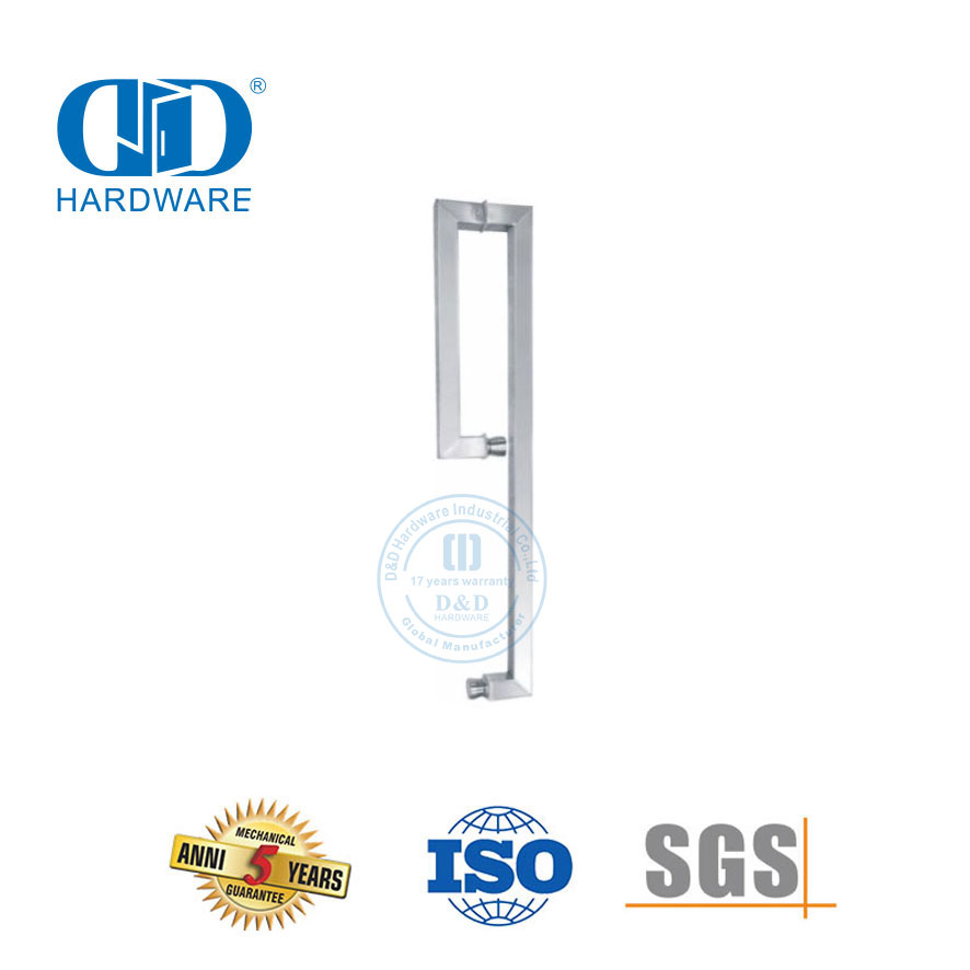 不锈钢商用滑动玻璃门五金门配件浴室拉手-DDPH041