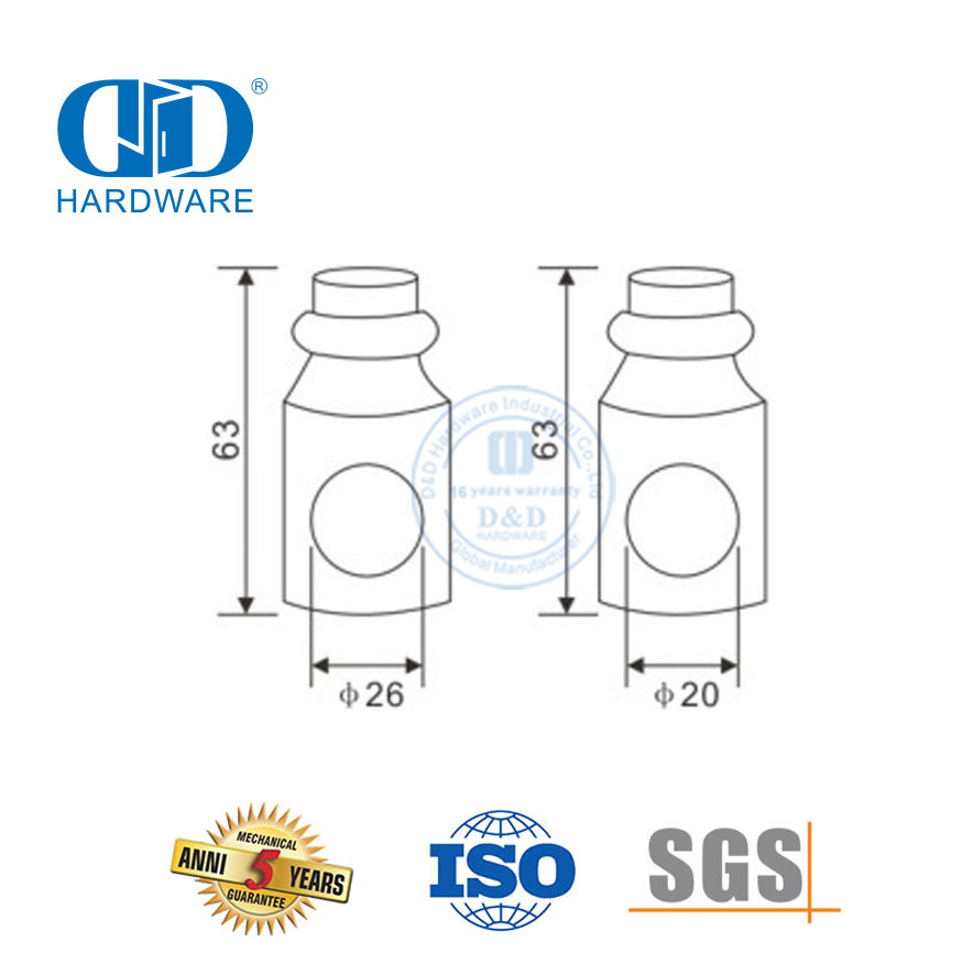 门挡不锈钢玻璃移门滚轮玻璃配件浴室厕所门五金-DDGS124