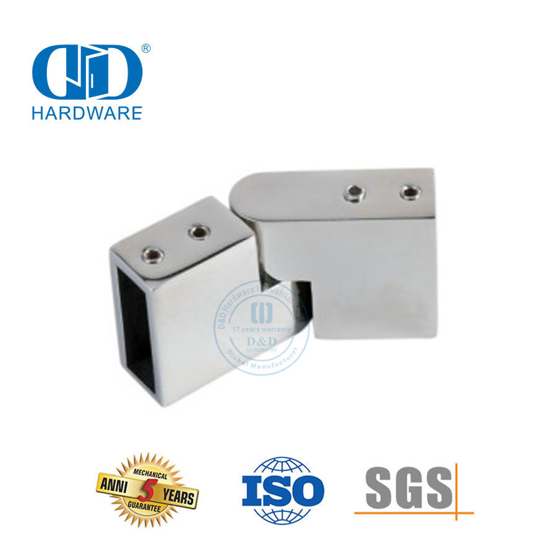 不锈钢商用淋浴间固定支架玻璃支架分隔器隔断夹连接器-DDSC019