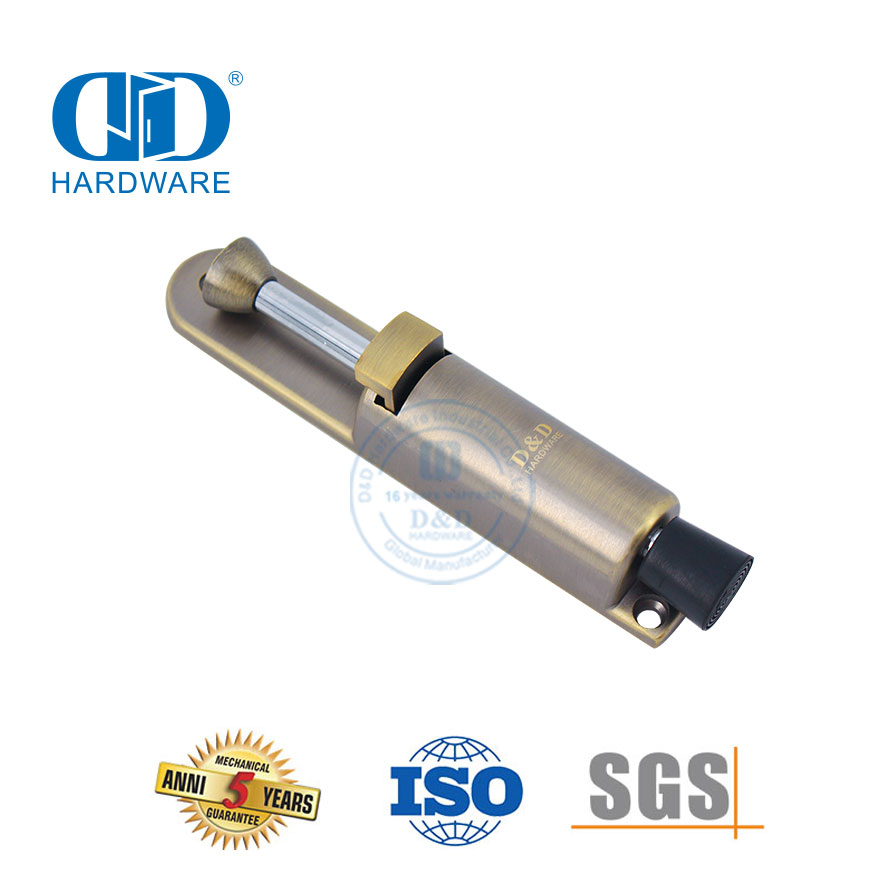 锌合金脚踏门装式不锈钢学校门挡-DDDS034