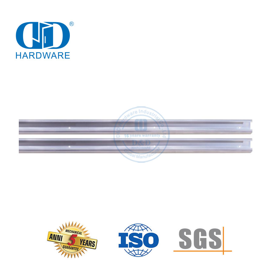 不锈钢旁路谷仓门装饰五金轨道套件滚轮木门五金-DDBD068