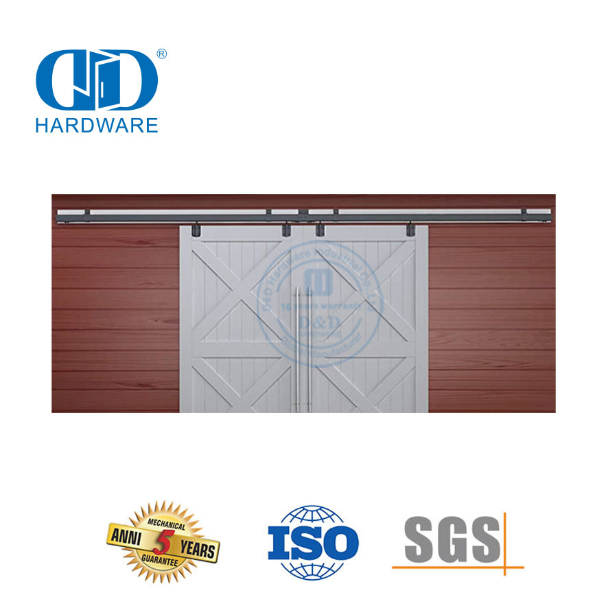 不锈钢现代推拉门五金重型谷仓门五金轮酒店滚轮五金-DDBD040