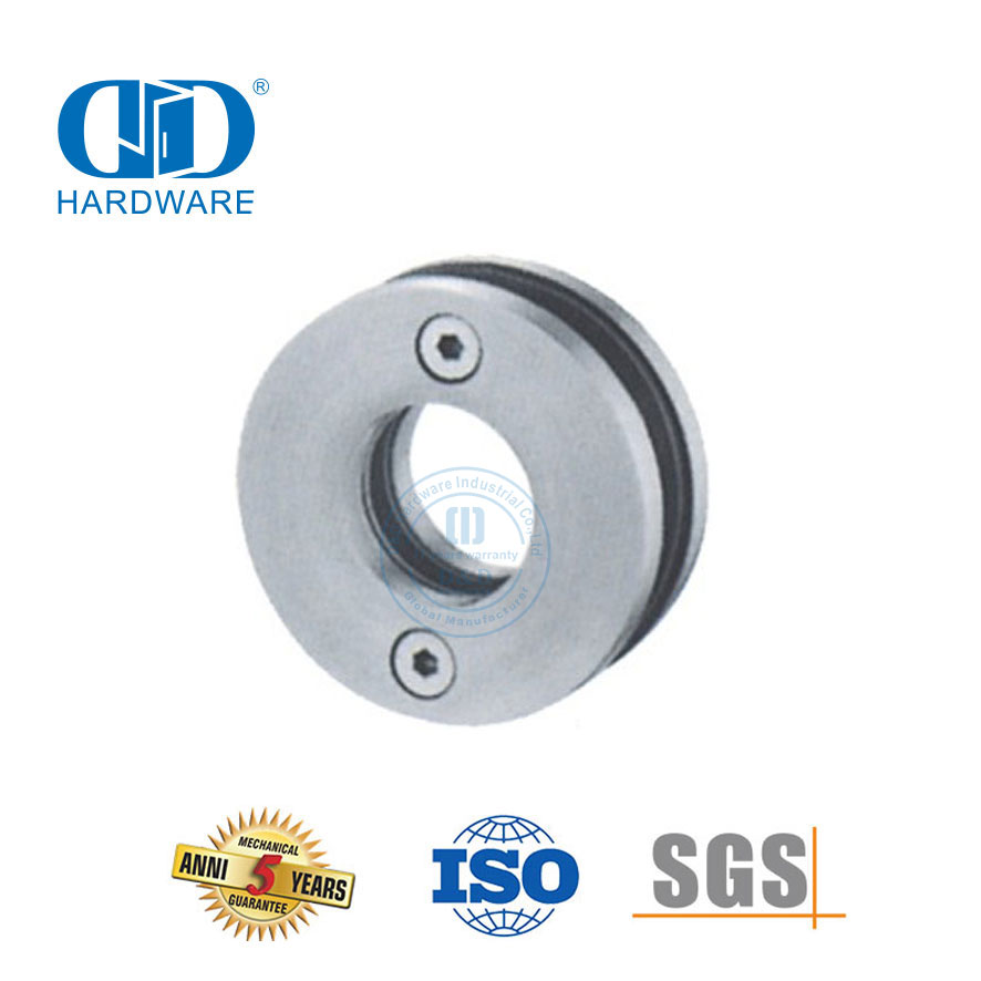 圆形不锈钢家具配件玻璃移门杯形拉手-DDSK018