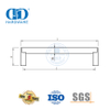流行方形空心柜五金厨房门柜拉手不锈钢家具拉手橱柜豪华-DDFH025