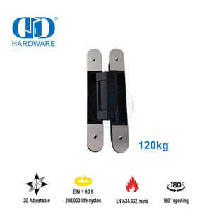 EN1935 重型门制造商 3D 隐藏门铰链-DDCH008-G120