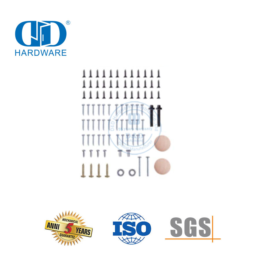 高品质不锈钢滑动双折叠门套件门系统硬件旁路谷仓门硬件-DDBD071
