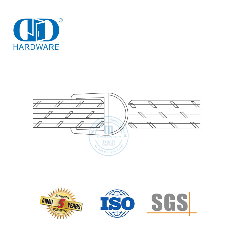 玻璃五金配件淋浴推拉门浴室PVC橡胶防水密封条-DDWS002