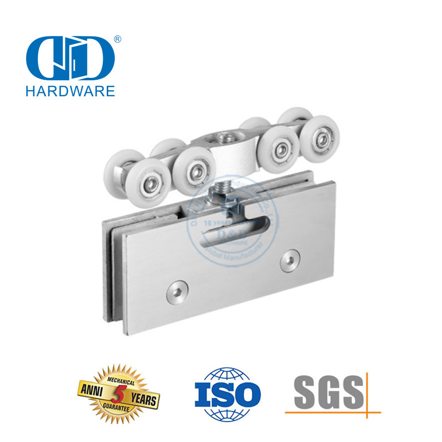 门夹不锈钢铁推拉门挂轮家具配件推拉双门-DDGS132