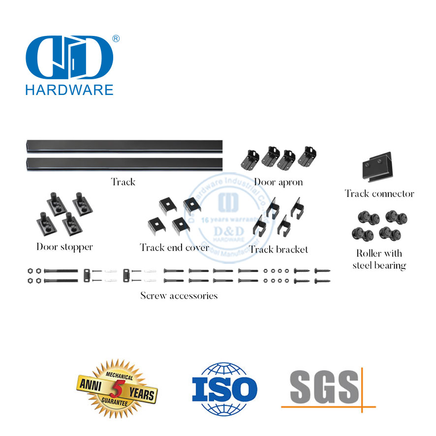 不锈钢现代推拉门五金重型谷仓门五金轮酒店滚轮五金-DDBD040