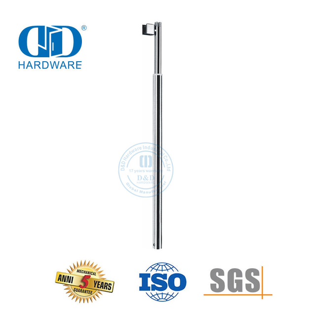 不锈钢玻璃配件直弯角可弯曲可调节伸缩浴室拉杆-DDSC023