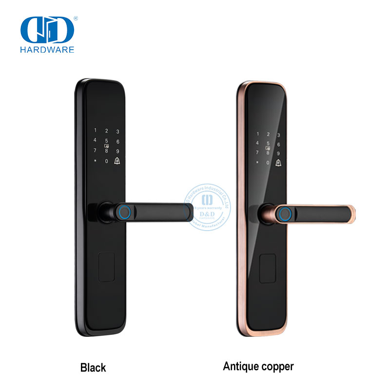 安全外部内部远程智能数字密码指纹智能前门门锁-DDDL004