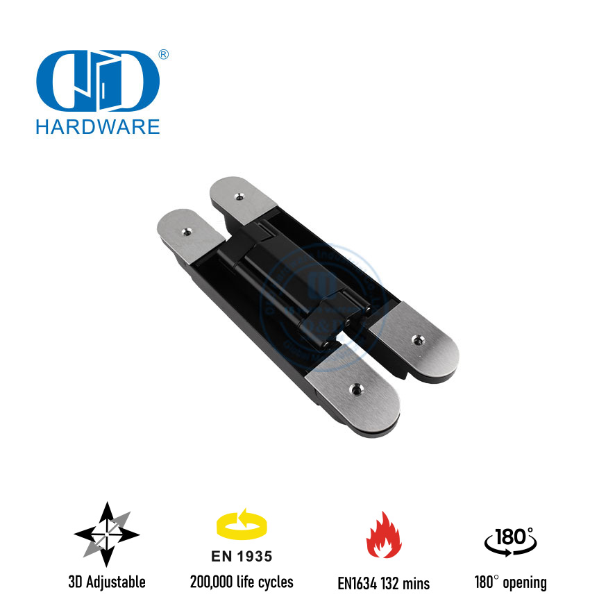 EN1935 重型门制造商 3D 隐藏门铰链-DDCH008-G120