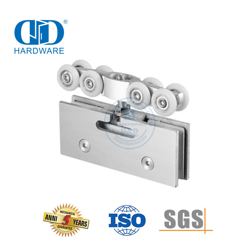 门夹不锈钢铁推拉门挂轮家具配件推拉双门-DDGS132