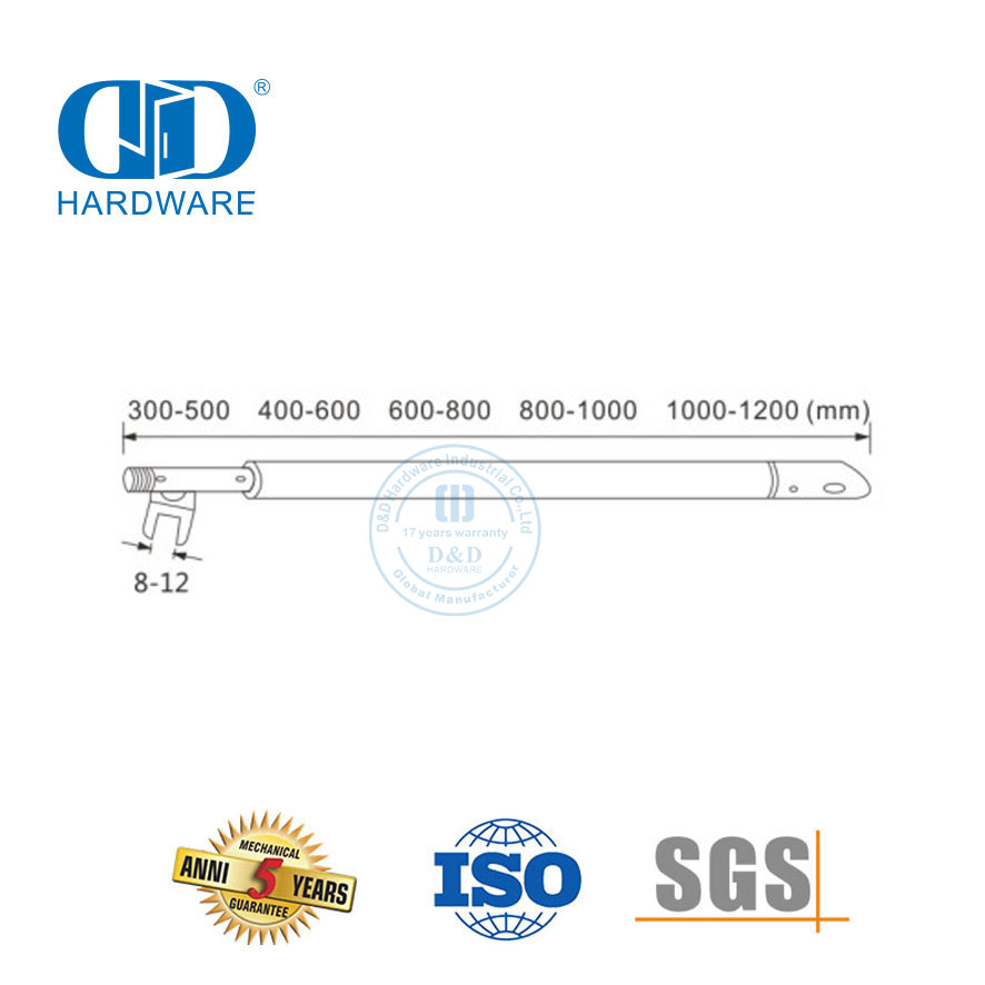 不锈钢厂家直供商用浴室可调节淋浴杆玻璃面板支架连接器-DDSC022