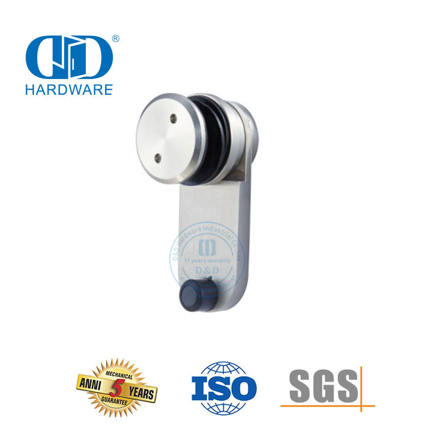 玻璃五金制造商不锈钢面板枢轴贴片枢轴推拉门五金-DDGP016