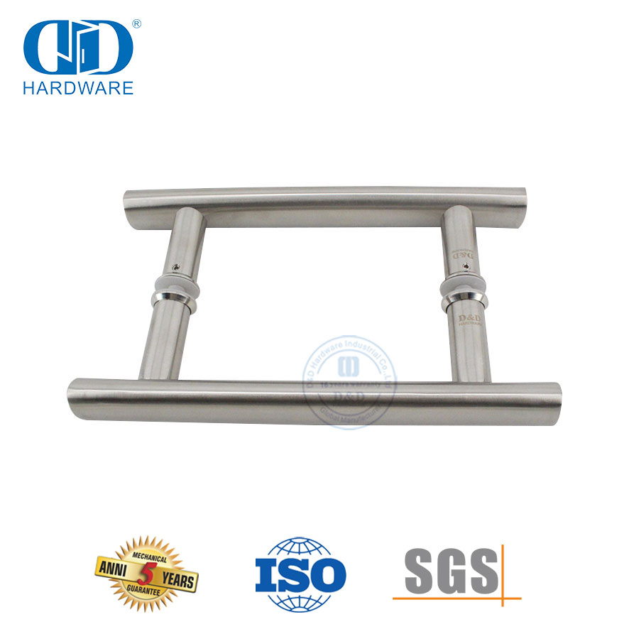 高品质H型玻璃推拉门不锈钢拉手-DDPH001-A Φ25-SSS