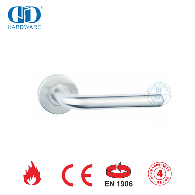 BS EN 1906 认证 L 形前外门把手-DDTH010-SSS