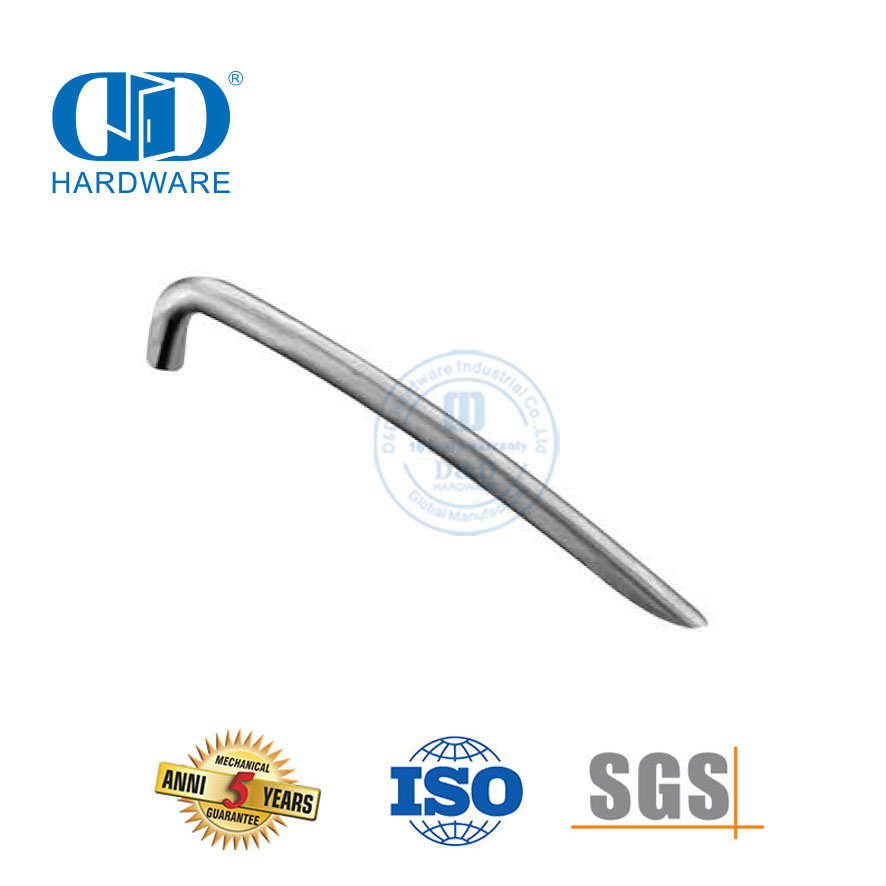 不锈钢橱柜衣柜门拉手轻奢现代简约空心拉手抽屉T型拉手-DDFH026