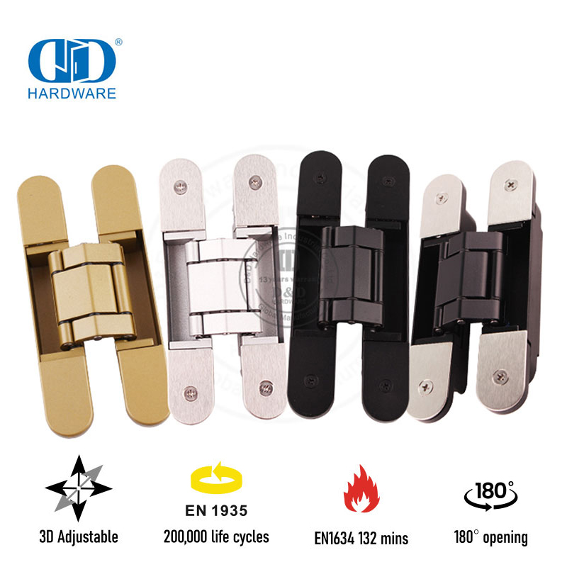 防火公寓隐藏门铰链，符合 EN1935-DDCH008-G80