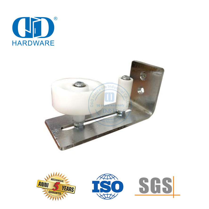 易于安装不锈钢黑色室外滑动谷仓门地板导轨门底部地板导轨-DDBD089