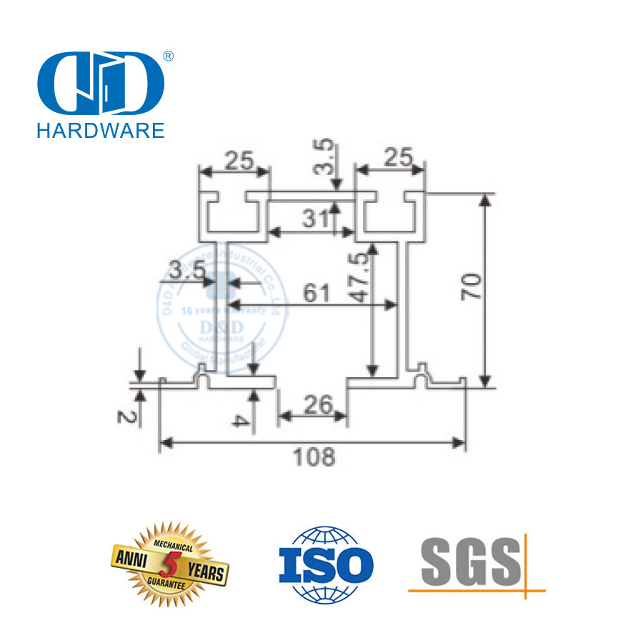 工厂批发不锈钢玻璃配件门五金滚轮轨道浴室厕所盥洗室-DDGS147