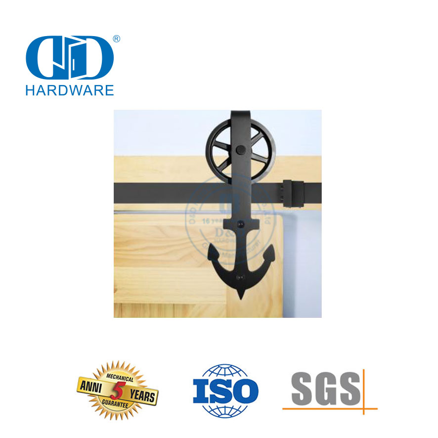 不锈钢门五金轨道套装现代室内实木滑动口袋门谷仓门五金-DDBD014